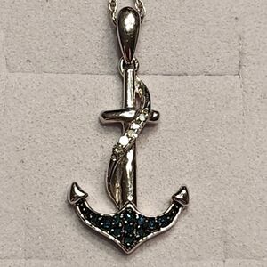 Sterling Silver Anchor Necklace